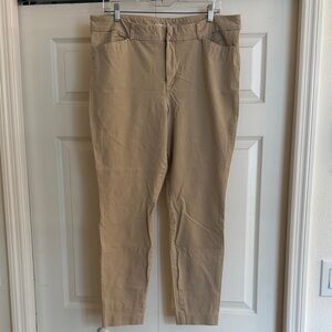 Women’s Khaki Old Navy High Rise Pixie Skinny Pants 16